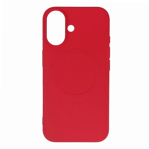 Liquid szilikon tok MagSafe-fel Samsung Galaxy A56 5G-hez - piros tok Liquid szilikon tok MagSafe-fel Samsung Galaxy A56 5G-hez - piros tok