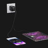 Hálózati töltő INVZI GaN 2x USB-C, 45W, EU (fekete) - 4. kép