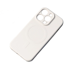 Samsung Galaxy A56 5G Szilikon Tok MagSafe-fel - Bézs tok
