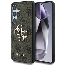  Guess - Kemény tok 4G Nagy Fém Logóval (GUHMS25M4GMGBR) - Samsung Galaxy S25 Plus - Barna