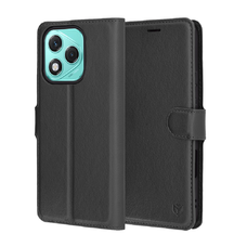 Techsuit - Bőr Tok - Honor 400 Lite - Fekete tok