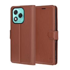  Techsuit - Bőr Tok - Honor 400 Lite - Barna tok
