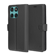  Techsuit - Bőr tok - Motorola Edge 60 Fusion - Fekete