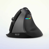 Vezeték nélküli függőleges egér Delux M618Mini BT+2.4G RGB 4000DPI (Iron Gray) - 4. kép