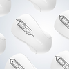 Dareu LM115G vezeték nélküli egér 2.4G 800-1600 DP (fehér) - 4. kép