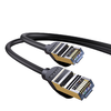 Baseus Speed Seven Nagysebességű Hálózati Kábel RJ45 10Gbps 5m Fekete (WKJS010501) - 2. kép