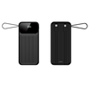 Maxlife powerbank beépített kábelekkel MXPB-06 PD QC 22,5W 10000 mAh fekete - 1. kép