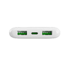 Powerbank Puro DAILY 10 PLUS 10000mAh 2x USB-A / 1x USB-C 22.5W - fehér - 0. kép