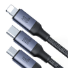 Kábel Speedy USB Joyroom SA21-2T3, 6 az 1-ben/ 100W/Kábel 1,5m (fekete) - 1. kép