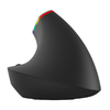Vezeték nélküli függőleges egér Delux M618C 2.4G 1600DPI RGB (fekete) - 4. kép