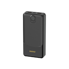 Powerbank Dudao K10 10000mAh 2.4A 2 x USB-A - fekete