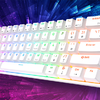 Mechanical keyboard Royal Kludge RK61 RGB, brown switch (white) - 4. kép