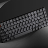 Vezeték nélküli, alacsony profilú billentyűzet Keychron K3 Max RGB Barna kapcsolók (fekete) - 1. kép