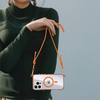 Tel Protect Pántos Átlátszó Tok Iphone 13/14 narancs - 3. kép
