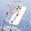 Tel Protect Strap átlátszó tok iPhone 15 Pro arany tok - 2. kép