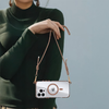 Tel Protect Strap átlátszó tok iPhone 15 Pro arany tok - 3. kép