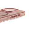 Glitter tok MagSafe-fel iPhone 16e - Pink - 0. kép