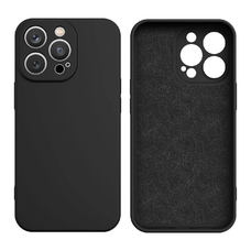 iPhone 16e Szilikon Tok - Fekete tok