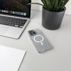 Csillámló tok MagSafe technológiával iPhone 16e-hez - Fehér - 3. kép