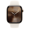 Apple Watch S10 Mobilhálózatos 46mm Arany Titán Tok Szürkület Sport Szíjjal - M/L - 0. kép