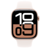 Apple Watch S10 GPS 46mm Rózsaarany Alumínium Tok Világos Rózsaszín Sport Szíjjal - M/L, - 0. kép