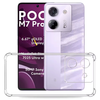  Techsuit - Ütésálló Átlátszó Szilikon - Xiaomi Poco M7 Pro 5G - Átlátszó tok - 0. kép