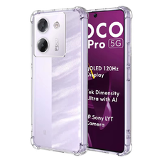  Techsuit - Ütésálló Átlátszó Szilikon - Xiaomi Poco M7 Pro 5G - Átlátszó tok