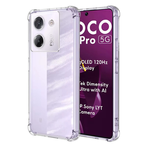 Techsuit - Ütésálló Átlátszó Szilikon - Xiaomi Poco M7 Pro 5G - Átlátszó tok Techsuit - Ütésálló Átlátszó Szilikon - Xiaomi Poco M7 Pro 5G - Átlátszó tok