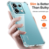  Techsuit - Ütésálló Átlátszó Szilikon - Xiaomi Redmi Note 14S - Átlátszó - 2. kép