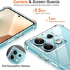  Techsuit - Ütésálló Átlátszó Szilikon - Xiaomi Redmi Note 14S - Átlátszó - 3. kép