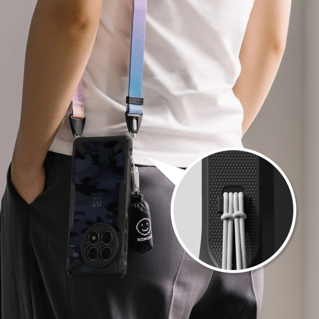  Ringke - Fusion X Design - OnePlus 13 - Terepmintás Fekete tok - 7