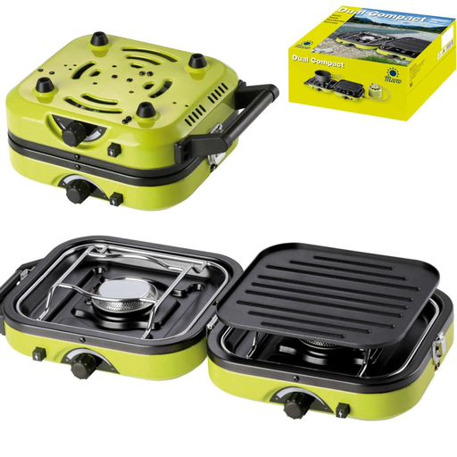 DUAL COMPACT + GRILL dupla kemping tűzhely