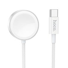 HOCO vezeték nélküli töltő Type C, kompatibilis APPLE Watch és SAMSUNG Watch CW59 fehér