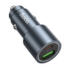 HOCO autós töltő USB A + Type C PD QC3.0 48W Z60 fekete - 0. kép