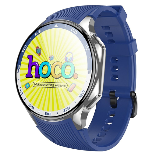 HOCO okosóra hívás funkcióval AMOLED Y24 ezüst
