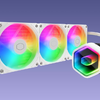 Water Cooling Cooler Master MasterLiquid 360 Core II ARGB (fehér) - 3. kép