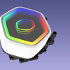 Water Cooling Cooler Master MasterLiquid 360 Core II ARGB (fehér) - 4. kép