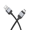 HOCO kábel USB A - Micro USB 2,4A X110 1 m fekete - 0. kép