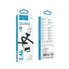 HOCO kábel USB A - Micro USB 2,4A X110 1 m fekete - 3. kép