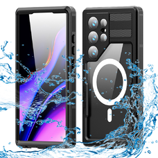  ShellBox - Vízálló IP68 Tok - Samsung Galaxy S24 Ultra - Fekete tok