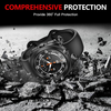  Techsuit - Defense360 Pro + Képernyővédő - Samsung Galaxy Watch Ultra (47mm) - Fekete tok - 2. kép
