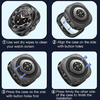  Techsuit - Defense360 Pro + Képernyővédő - Samsung Galaxy Watch Ultra (47mm) - Fekete tok - 3. kép