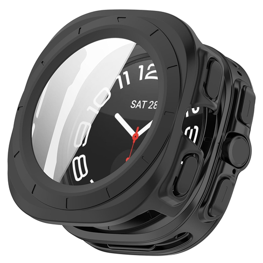 Techsuit - Defense360 Pro + Képernyővédő - Samsung Galaxy Watch Ultra (47mm) - Fekete tok Techsuit - Defense360 Pro + Képernyővédő - Samsung Galaxy Watch Ultra (47mm) - Fekete tok