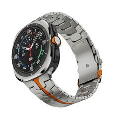  Techsuit - Óraszíj (W063) - Samsung Galaxy Watch Ultra 47mm - Titán Narancs
