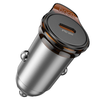 HOCO autós töltő Type C PD QC 30W NZ16 fémszürke - 1. kép