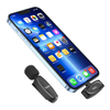 HOCO vezeték nélküli lavalier mikrofon Lightning L15 fekete - 4. kép