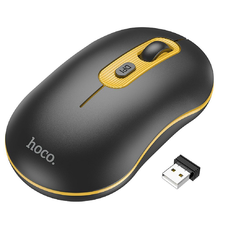 HOCO vezeték nélküli számítógépes egér 2,4G 1600 dpi GM21 fekete