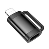 HOCO adapter OTG Lightning (férfi) - Type C (női) 2A UA31B fekete - 0. kép