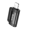 HOCO adapter OTG Lightning (férfi) - Type C (női) 2A UA31B fekete - 1. kép