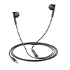 HOCO vezetékes fülhallgatók Jack 3,5 mm mikrofonnal M93 fekete - 0. kép